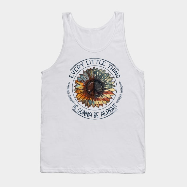 every little thing is gonna be alright country girl hippie shirt Tank Top by julieariasdqr887